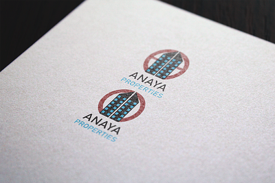 Anaya Property logo branding building graphic design illustration logo real estate logo