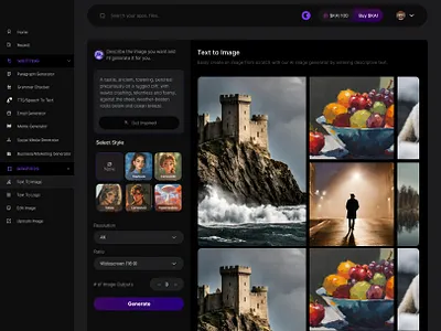 Ai content and graphic tools platform 3d branding graphic design motion graphics ui