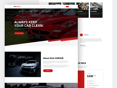 Nick Carshub Website auto services automotive news car dealerships car reviews cars website uiux design used cars vehicle inventory vehicle listings website design