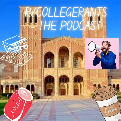 (Extremely) Rough layout of R/Collegerants podcast cover canva