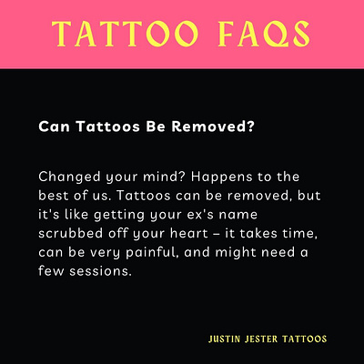 Tattoo FAQ #9 | Justin Jester Tattoos artwork custom artwork custom tattoos design jester artwork justin jester justin jester tattoos tattoo art tattoo faqs