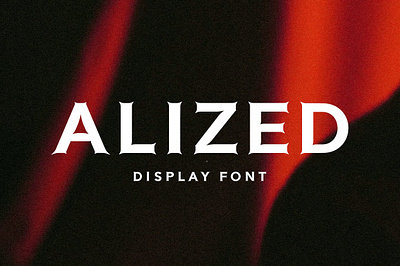 Alized Font Display alized font display bold branding contemporary fashion font logo classic modern opentype poster quotes signage typeface uppercase font