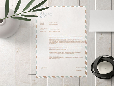LETTER HEAD | LETTER POST adobe photoshop branding graphic graphic design letterhead lettering letterposter letterwriting social media