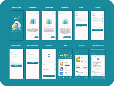 Mobile Application UI Design In Figma application figma ui design mobile ui design prototyping user interface