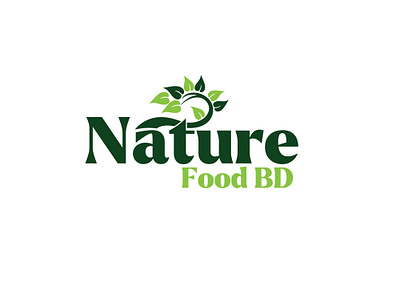 Nature Food BD logo design. branding design foodlogo graphic design logo logodesigns logoinspirations logomark logotype naturalfood orgaincfoodlogo typography vector