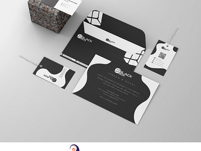 Stationary Design-Black Box advertisingagency architecture arquitetura brandidentity branding creativeagency designagency freelacning graphic design graphicdesigner illustration innovatixhub interiordesign landscap logo marketing photoshop stationarydesigns ui