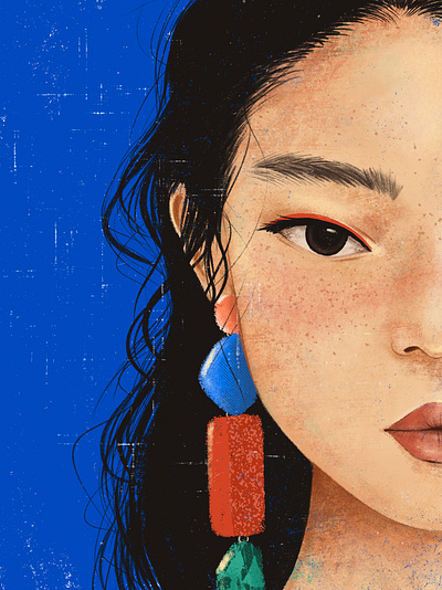 Digital Portrait asian beauty asian woman digital art illustration portrait illustration procreate