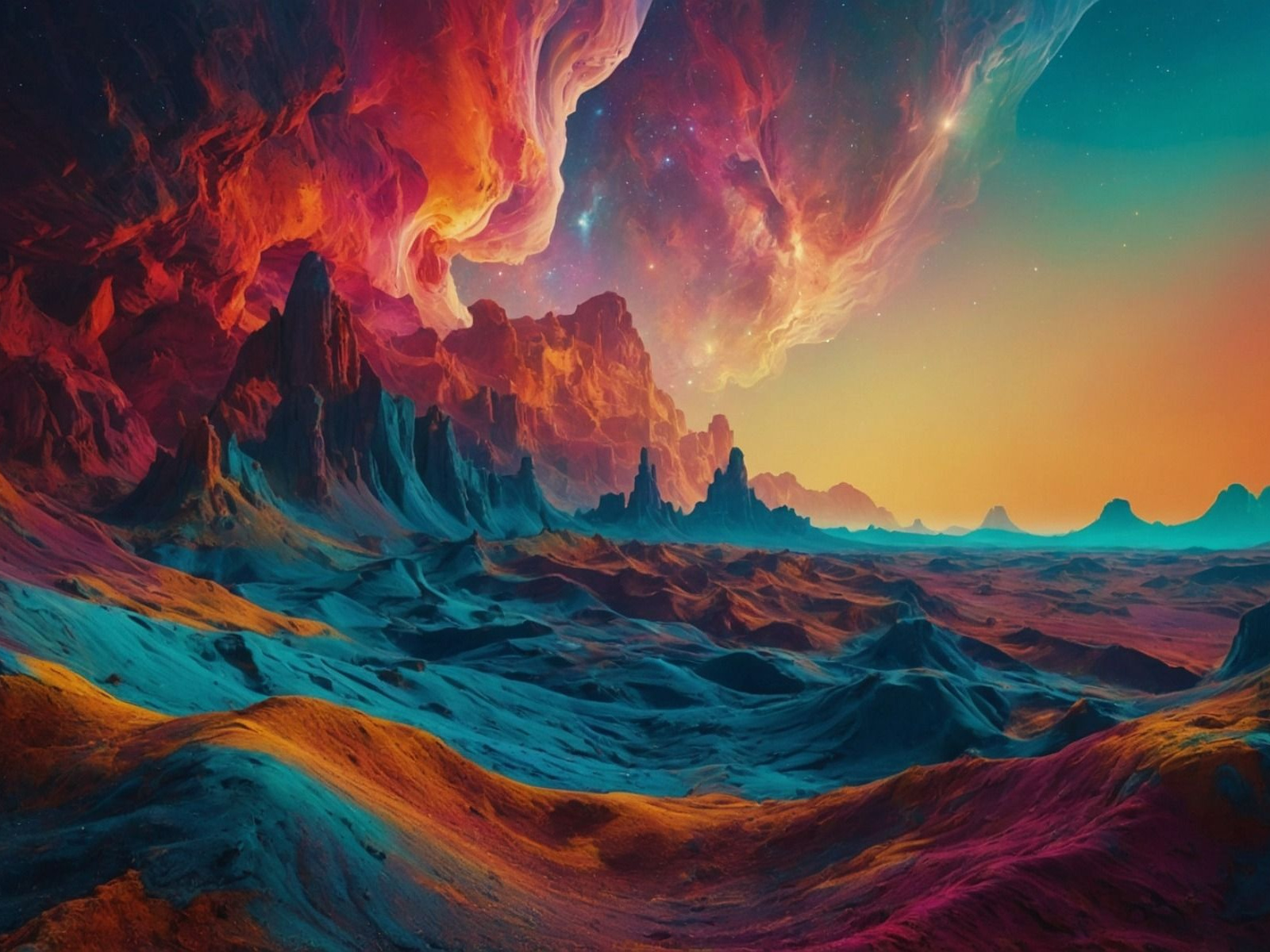 Surreal Landscape by Wacky Art on Dribbble