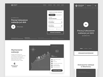 Holiday Park & Resort Prototype book booking holiday merlo prototype reservation ui ux vacations website