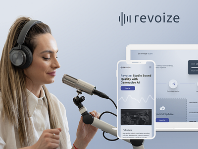 Revoize: Studio Sound Quality with Generative AI ai animation audio clean podc podcast sound sound design voice