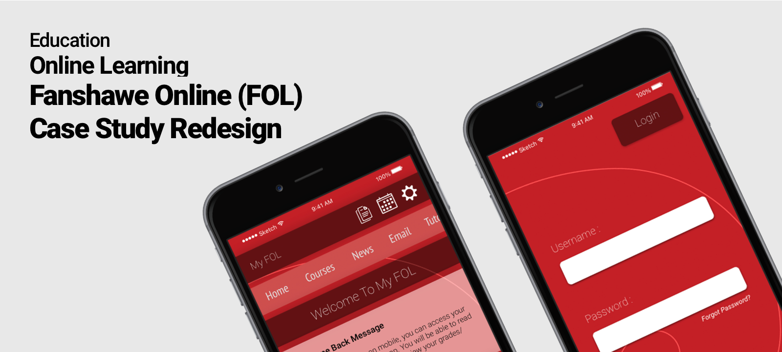 Education Online Learning FOL Case Study Redesign branding case study design design case study dribbble education mobile app mobile design online learning product design product designers prototyping sketch 3 ui uiux user experience user flows user interface ux wireframing