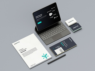 SaaS Company's Digital and Print Design brand identity branding brochure design business card design creative design design digital design graphic design letterhead design marketing collateral print design saas ui user experience user interface ux