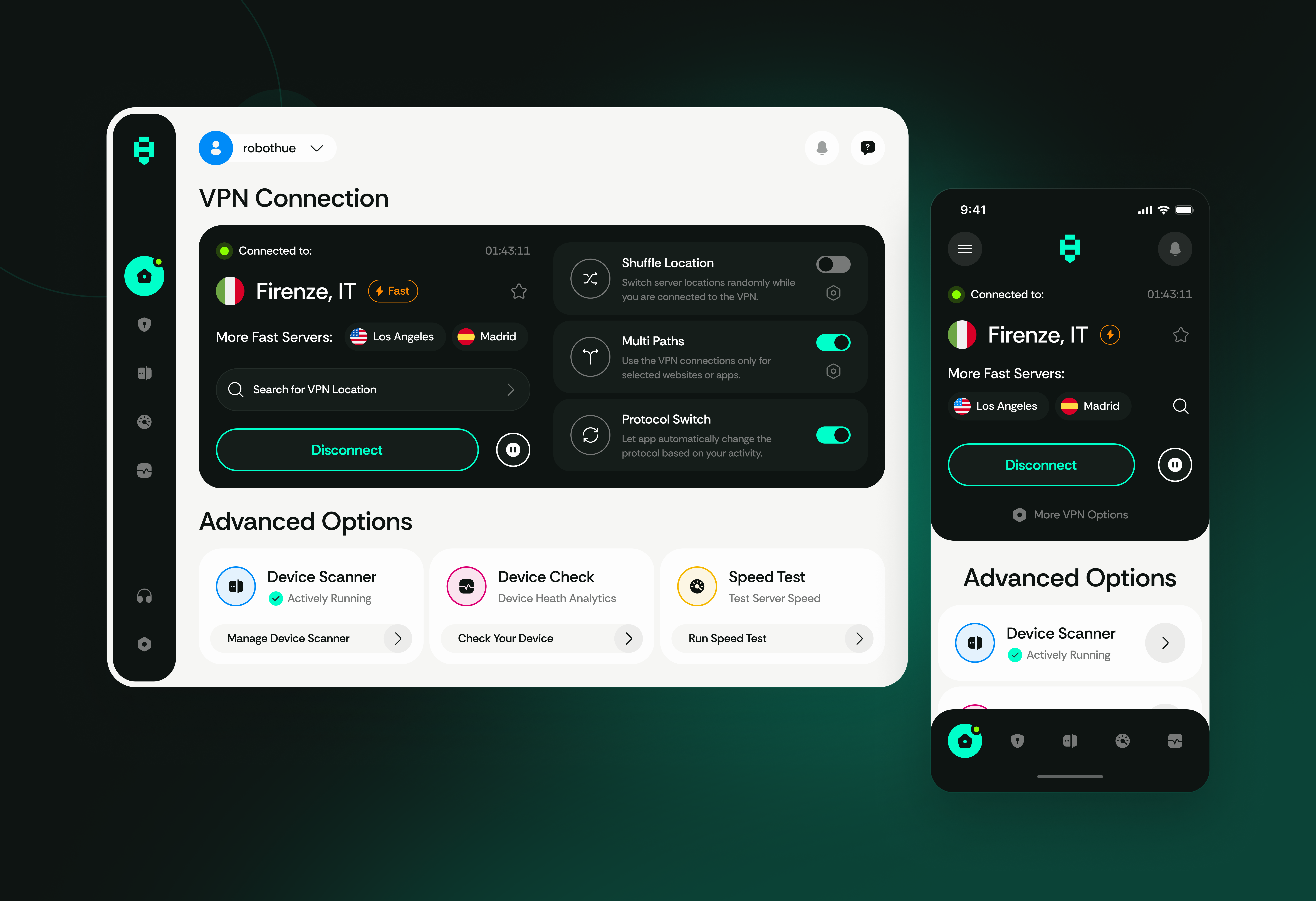 Example of App Design   Desktop And Mobile