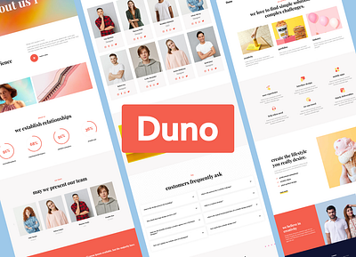Duno 128 agency agency website design professional responsive typography webdesign webdevelopment webflow website template