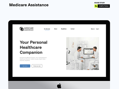 Medicare Assistance design healthcare healthcare provider healthcare website medical