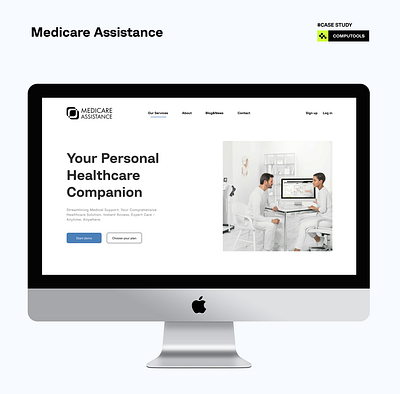 Medicare Assistance design healthcare healthcare provider healthcare website medical