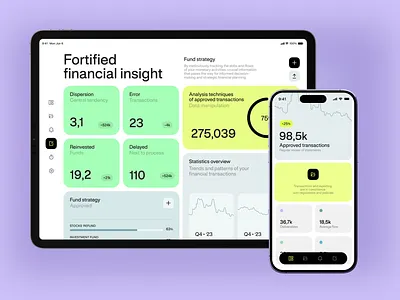 Financial Security App dashboard design finance fintech graphic design interface tubik ui user experience user interface ux web web design website