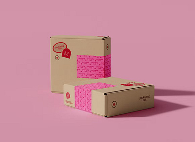 Packaging Boxes Mockup box cardboard cardboard boxtape cardbox context customize edit editable illustration mailing mockup package packaging boxes mockup photoshop postal prototype psd realistic template