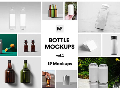 Bottle Packaging Mockups vol.1 alcohol aluminum bottle bottle packaging mockups vol.1 bottles can cork drink glass hand holding hipflask label metal olive packaging paper plastic rum alcohol scene transparent