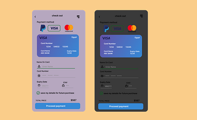 Day 2 : Credit Card Check Out ui