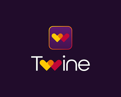 Twine / Dating App logo branding dailylogochallenge design graphic design illustration logo typography vector
