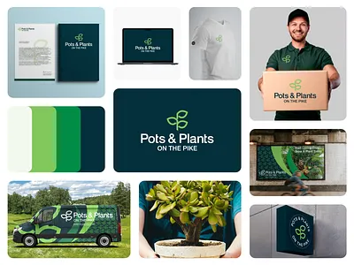 Pots & Plants Logo Design best designer brand master brand strategy branding buy color palette creative design graphic design green hire house plants illustration logo minimal outstanding pots and plants redesign stationary vector vehicle wrap