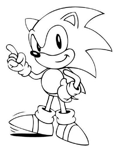Sonic the Hedgehog Coloring Pages - Free Printable art coloring coloring pages design drwaing sonic sonic the hedgehog