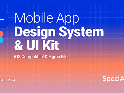 SpeciApp V1.0 Mobile App Design System / UI Kit / Figma File app app design design design set design system figma file graphic design typography ui ui kit ux vector