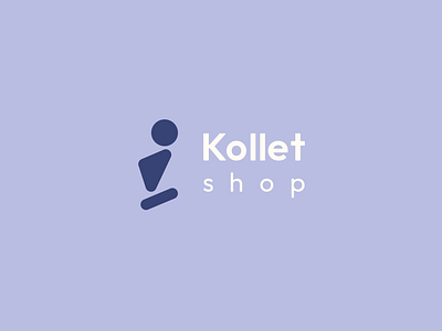 kolletshop logo brand design branding design logo logo design logotype purple shop underwear