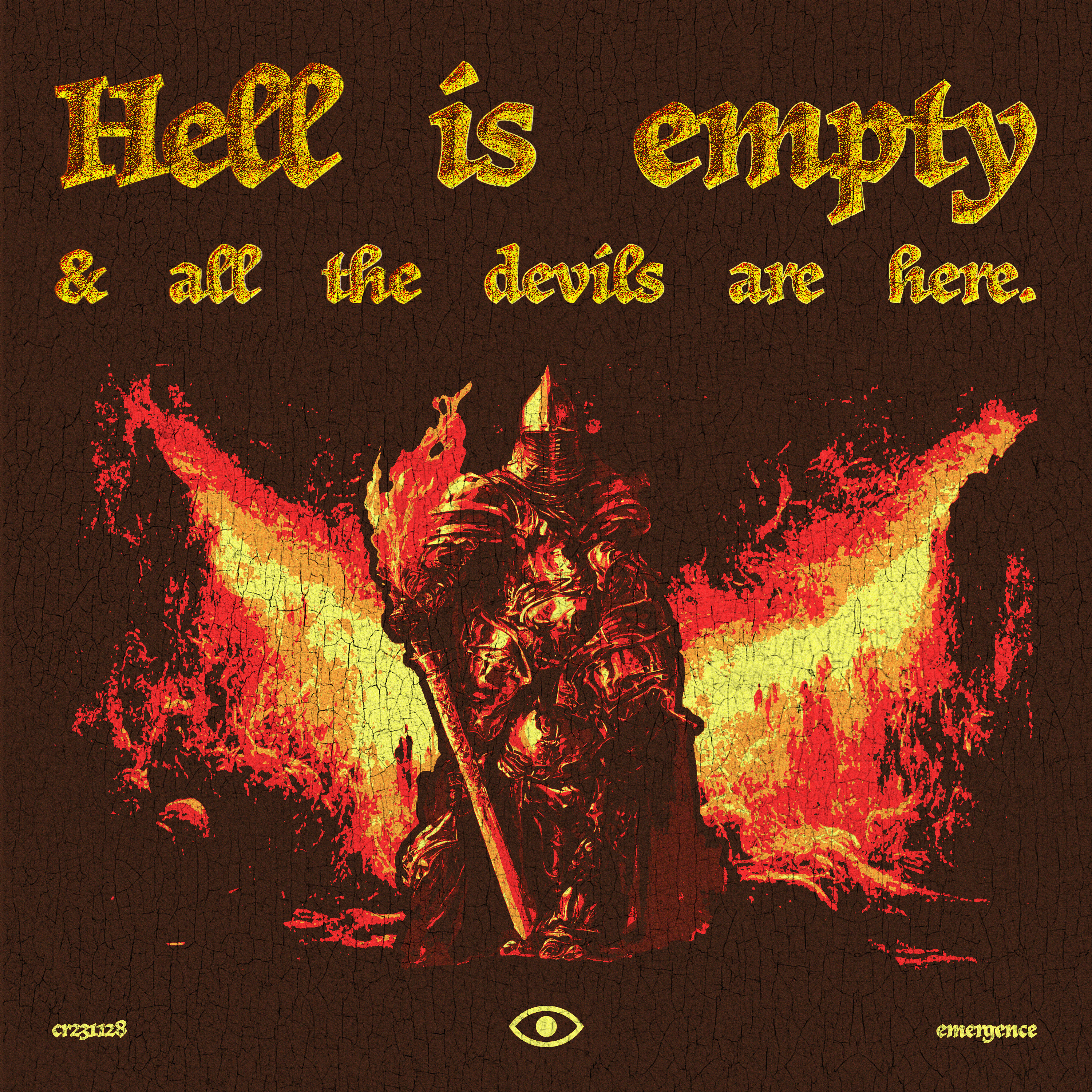 Emergence apparel graphic design illustration medieval photoshop poster design shakespeare