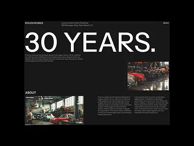 Above the Fold #2 About Page above the fold clean design graphic design minimalist sans serif vibe web design