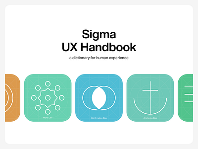 Sigma UX Handbook psychology sigma ui ui design ux ux book ux design