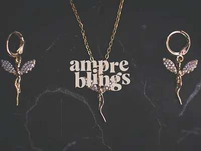Ampre Blings branding design fashion figma graphic design illustration jewelry logo luxury vector