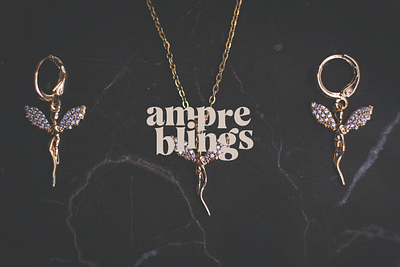Ampre Blings branding design fashion figma graphic design illustration jewelry logo luxury vector