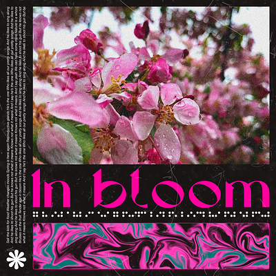 In Bloom adobe graphic design illustrator photoshop