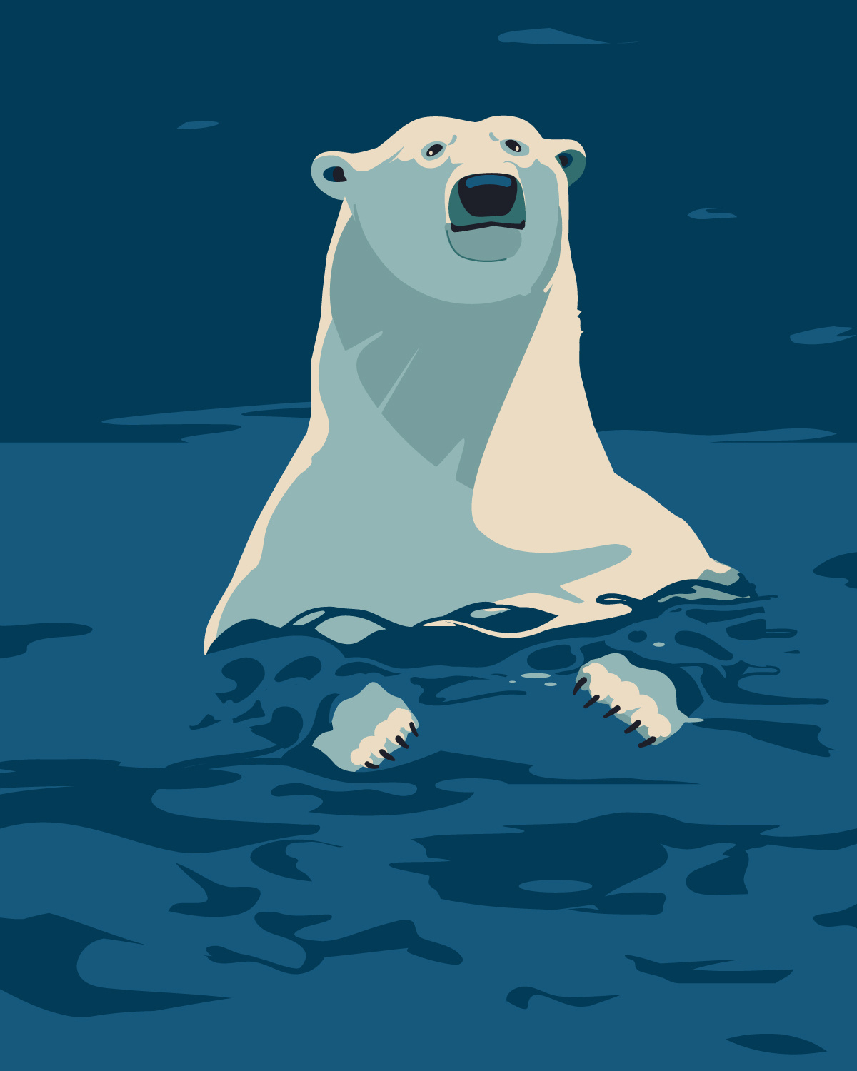 Polar bear animal arctic art bear digitalart drawing illustration illustrator north polar