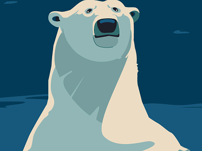 Polar bear animal arctic art bear digitalart drawing illustration illustrator north polar