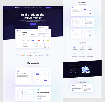 SAAS Website Design finance fintech saas fintech website fintech website design saas saas design saas landing page saas website saas website design ui ui design ux