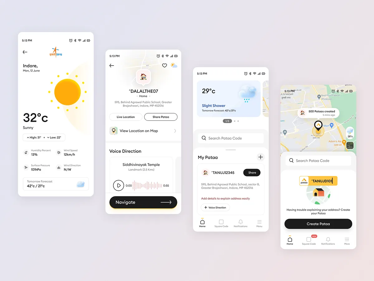 Weather App UI designs, themes, templates and downloadable graphic ...