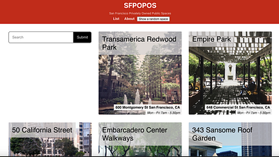 SFPOPOS Redesign app design ui ux