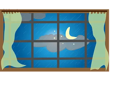 Moonlit Night graphic design illustration vector