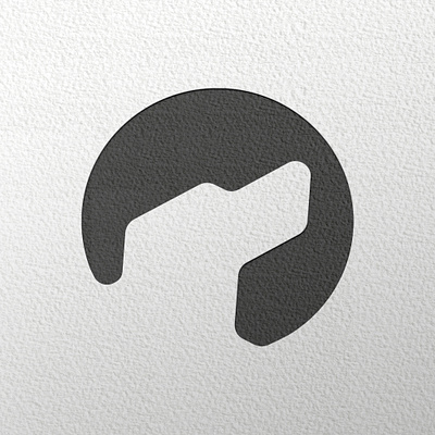 Senior pet Logo black logo branding graphic design logo minimalistic pet