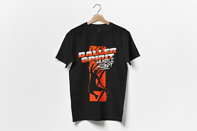 Baller Spirit T-shirt design branding graphic design logo