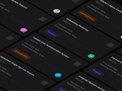 Cards, Tags and Avatars (Dark Mode) - AuroraUI auroraui avatars cards dark design design system figma interface light tags ui ux