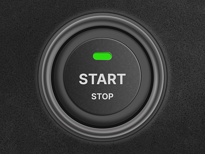 Car button 3d 3d button 3d design button car button daly ui graphic design skeumorphism start stop button ui ui design