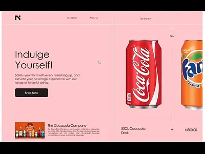 Interactive E-commerce Store Hero Section design designers figma ui interaction design landing page design products prototype prototyping ui uiux ux web design