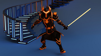 Knight 3d blender knight modelling