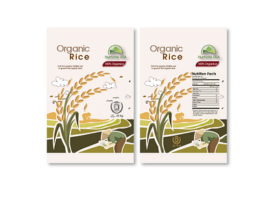 Premium rice bran oil package illustration cooking oil food oil natural oil oil bottle oil packaging paddy rice grain rice packaging rice plant rice seed