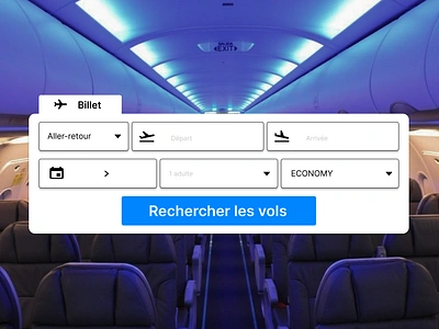 Recherche de vols application avion branding conception graphique design graphic design illustration logo ui ux vacances vector vols
