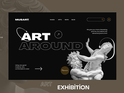 Creative Web Design | Landing Page art art director creative web design graphic design motion graphics museum ui uiux web design website website design